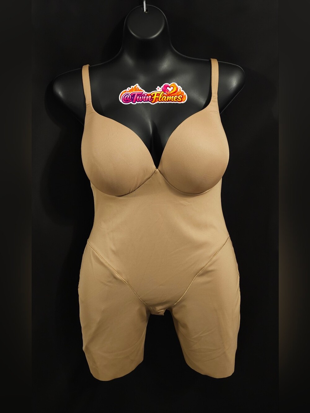 Skims Ultimate Body Butt and Hip Pad Mid-Thigh Bodysuit BD-ONS-9674W Sienna 2X